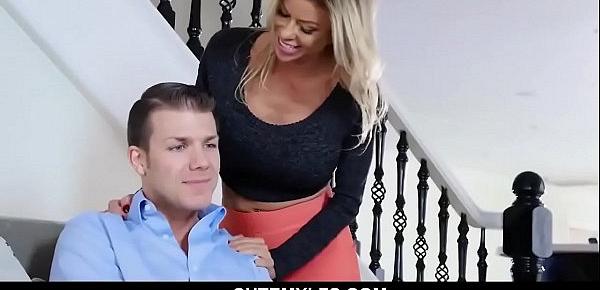 Hot-MILF Caught Son With Pants Down - Alexis Fawx